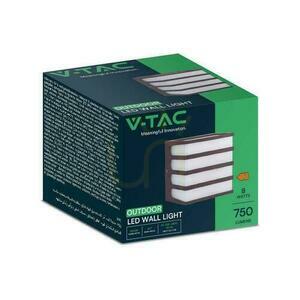 V-TAC 8W LED záhradné nástenné svietidlo IP65 120x120 Brown VT-732 4000K 800lm. small 2