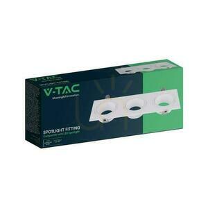 Biele trojité zápustné svietidlo V-TAC VT-441 3×GU10 max. 35 W IP20 small 1