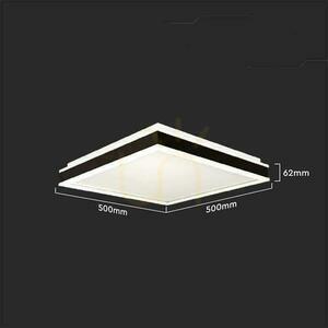 V-TAC 48W LED TRIAC Plafond 3v1 Black Square 50x50cm VT-7758 4000K 4480lm small 1