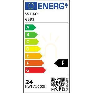 Plafond V-TAC 24W LED 3v1 White Square 45x45cm VT-7782 4000K 2450lm small 4