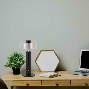 V-TAC 1W LED stolová lampa na nočný stolík 30cm USB nabíjanie stmievateľná čierna VT-1049 3000K 100lm small 5