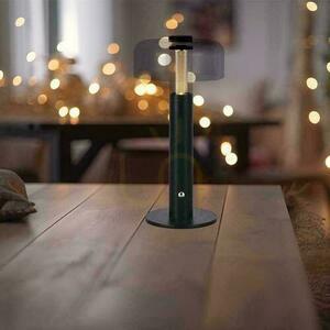 V-TAC 1W LED stolová lampa na nočný stolík 30cm USB nabíjanie stmievateľná čierna VT-1049 3000K 100lm small 6