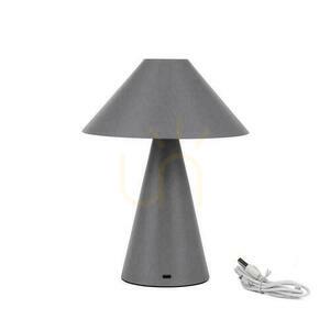 Sivá prenosná stolná lampa V-TAC VT-1051 7949 LED 3 W 200 lm USB-C small 3