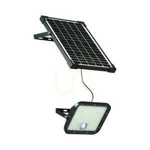 V-TAC 30W IP65 solárny LED projektor, diaľkový časovač, LiFePo 6,4V 6000mA čierny VT-432 6400K 4800lm 3 roky záruka small 3