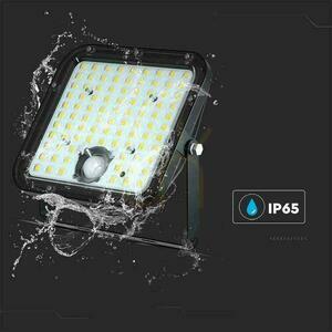 V-TAC 30W IP65 solárny LED projektor, diaľkový časovač, LiFePo 6,4V 6000mA čierny VT-432 6400K 4800lm 3 roky záruka small 6