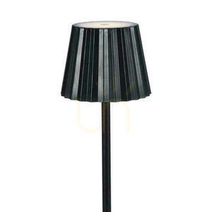 V-TAC 4W LED stolová lampa na nočný stolík 37cm USB nabíjanie stmievateľná čierna VT-1028 3000K-6000K 150lm small 8