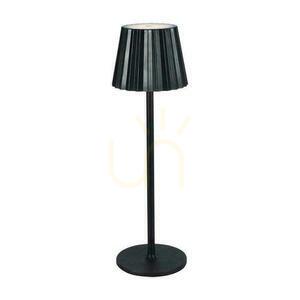 V-TAC 4W LED stolová lampa na nočný stolík 37cm USB nabíjanie stmievateľná čierna VT-1028 3000K-6000K 150lm small 0