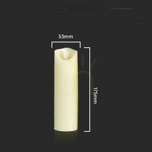 LED sviečka V-TAC 53x175mm VT-7568 2700K small 5