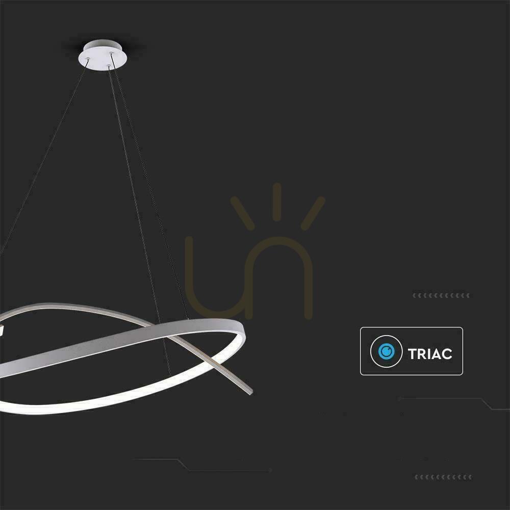 Náhľad V-TAC 48W LED závesné svietidlo stmievateľné biele VT-7916 4000K 5150lm V-TAC 48W LED závesné svietidlo stmievateľné biele VT-7916 4000K 5150lm
