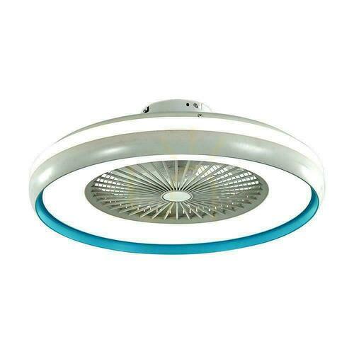 Skontrolujte V-TAC 45W LED stropný ventilátor RF Pilot CCT Blue VT-5022 3000lm