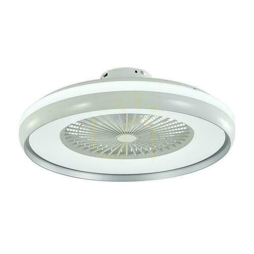Skontrolujte V-TAC 45W LED Pilot RF CCT Stropný ventilátor šedý VT-5022 3000lm