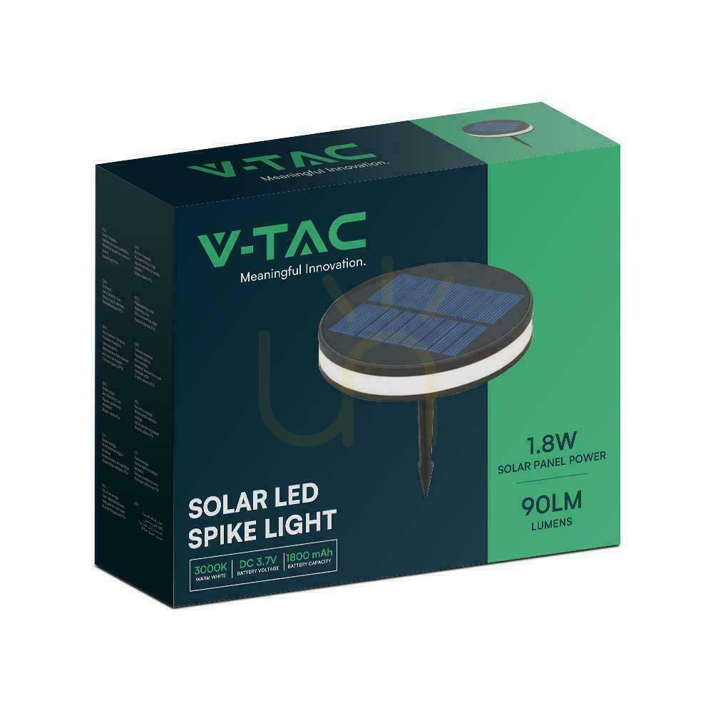 vyhliadka Pozemné záhradné solárne svietidlo 2W LED V-TAC IP44 VT-1146 3000K 90lm 3 roky záruka Pozemné záhradné solárne svietidlo 2W LED V-TAC IP44 VT-1146 3000K 90lm 3 roky záruka