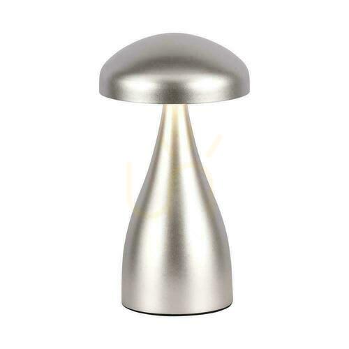 Skontrolujte V-TAC 1W LED stolová lampa na nočný stolík 22cm USB nabíjanie Stmievateľná zlatá VT-1041 3000K-6000K 55lm