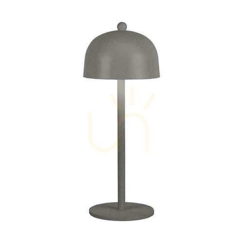 Skontrolujte V-TAC 3W LED stolová lampa na nočný stolík 30cm USB nabíjanie Stmievateľná šedá VT-1052 3000K-6000K 200lm