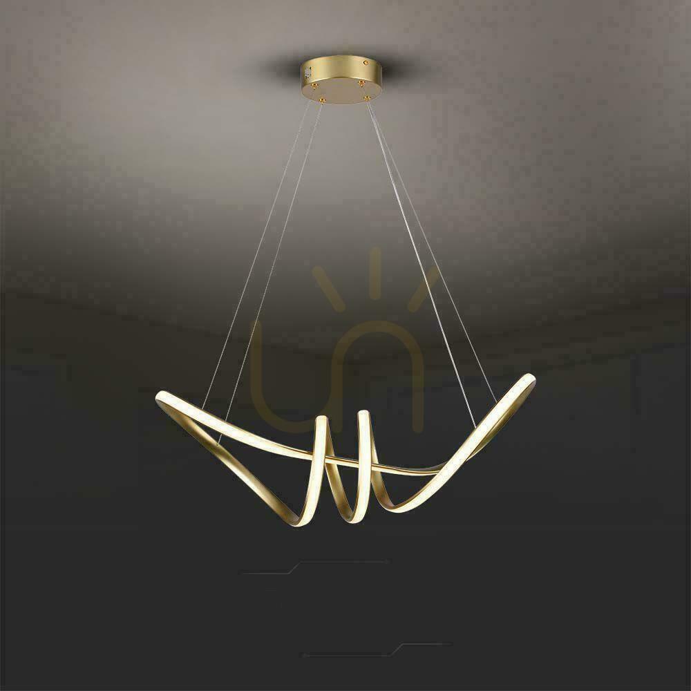 Náhľad V-TAC 24W LED závesné svietidlo Champagne Gold VT-7798 3000K 3240lm V-TAC 24W LED závesné svietidlo Champagne Gold VT-7798 3000K 3240lm