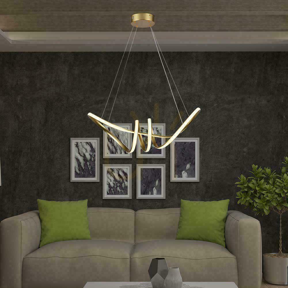 Šou V-TAC 24W LED závesné svietidlo Champagne Gold VT-7798 3000K 3240lm V-TAC 24W LED závesné svietidlo Champagne Gold VT-7798 3000K 3240lm