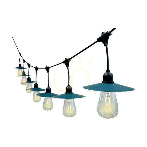 Skontrolujte V-TAC 15mb solárna LED záhradná girlanda 15xST64 VT-715S vlákno 3000K 50lm.