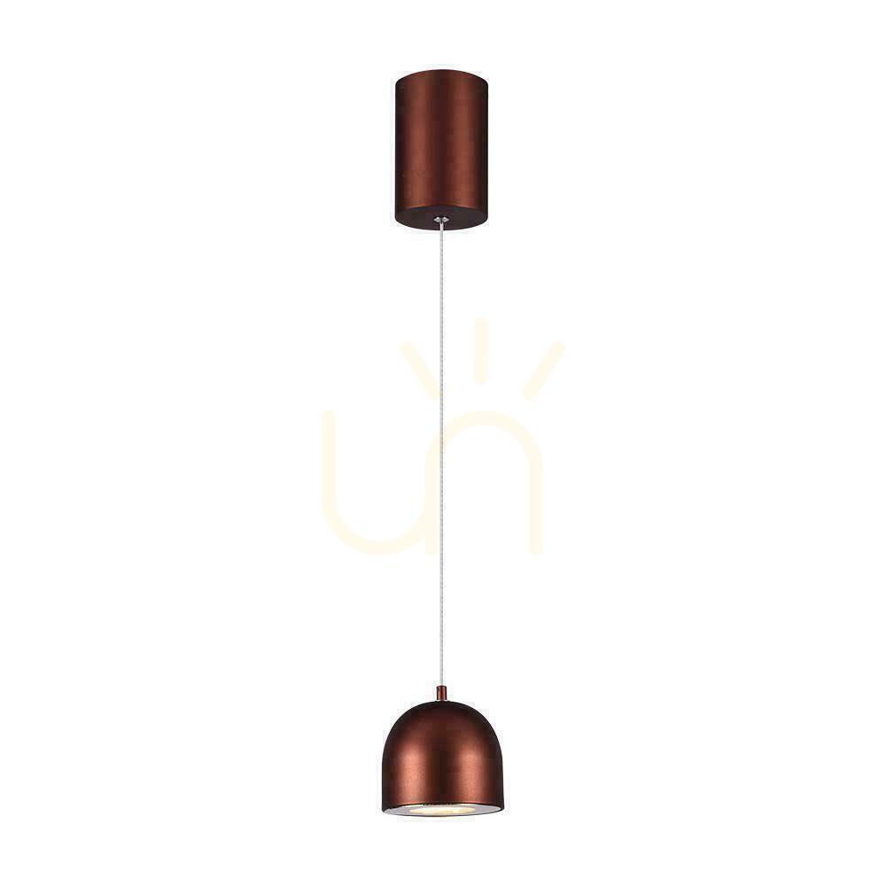 Skontrolujte V-TAC LED závesné svietidlo 8,5W 100cm nastaviteľné, dotykový spínač hnedá VT-7795 3000K 850lm V-TAC LED závesné svietidlo 8,5W 100cm nastaviteľné, dotykový spínač hnedá VT-7795 3000K 850lm
