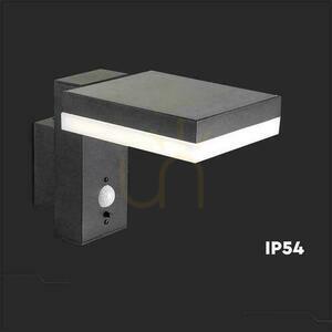 V-TAC 5,5W LED nástenná solárna lampa so senzorom pohybu Square IP54 VT-1147 3000K 220lm 3 roky záruka small 3