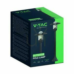 Záhradné svietidlo V-TAC E27 Pole 97cm Black MAT IP44 VT-1159 3 roky záruka small 1