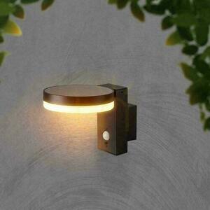 Záhradné nástenné svietidlo Solar V-TAC 5,5W LED Motion Sensor Round IP54 VT-1147 3000K 220lm 3 roky záruka small 3