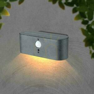Záhradné nástenné svietidlo Solar V-TAC 0,8W LED Motion Sensor IP54 VT-1148 3000K 100lm 3 roky záruka small 3