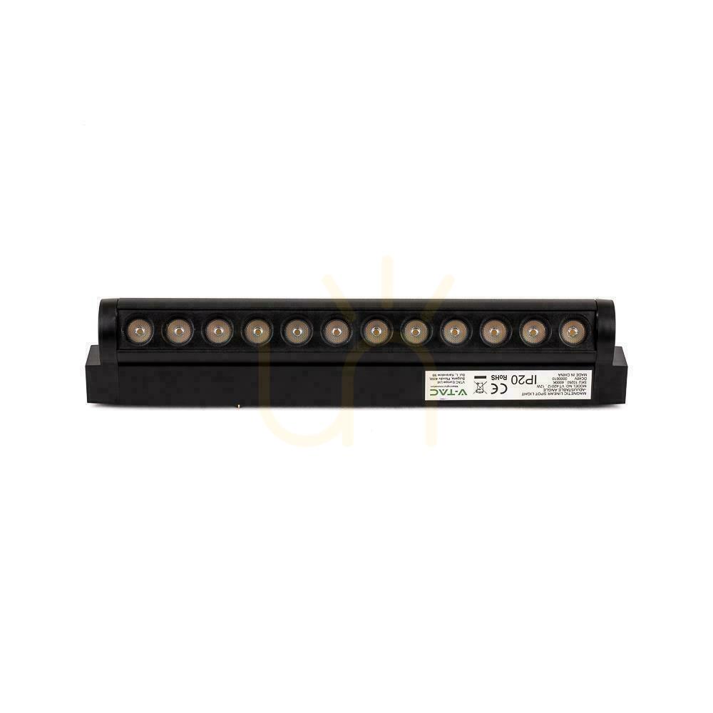 vyhliadka Svietidlo Projektor Magnetic Rail System 48V V-TAC 12W LED 34st VT-42012 6400K 1300lm 3 roky záruka Svietidlo Projektor Magnetic Rail System 48V V-TAC 12W LED 34st VT-42012 6400K 1300lm 3 roky záruka
