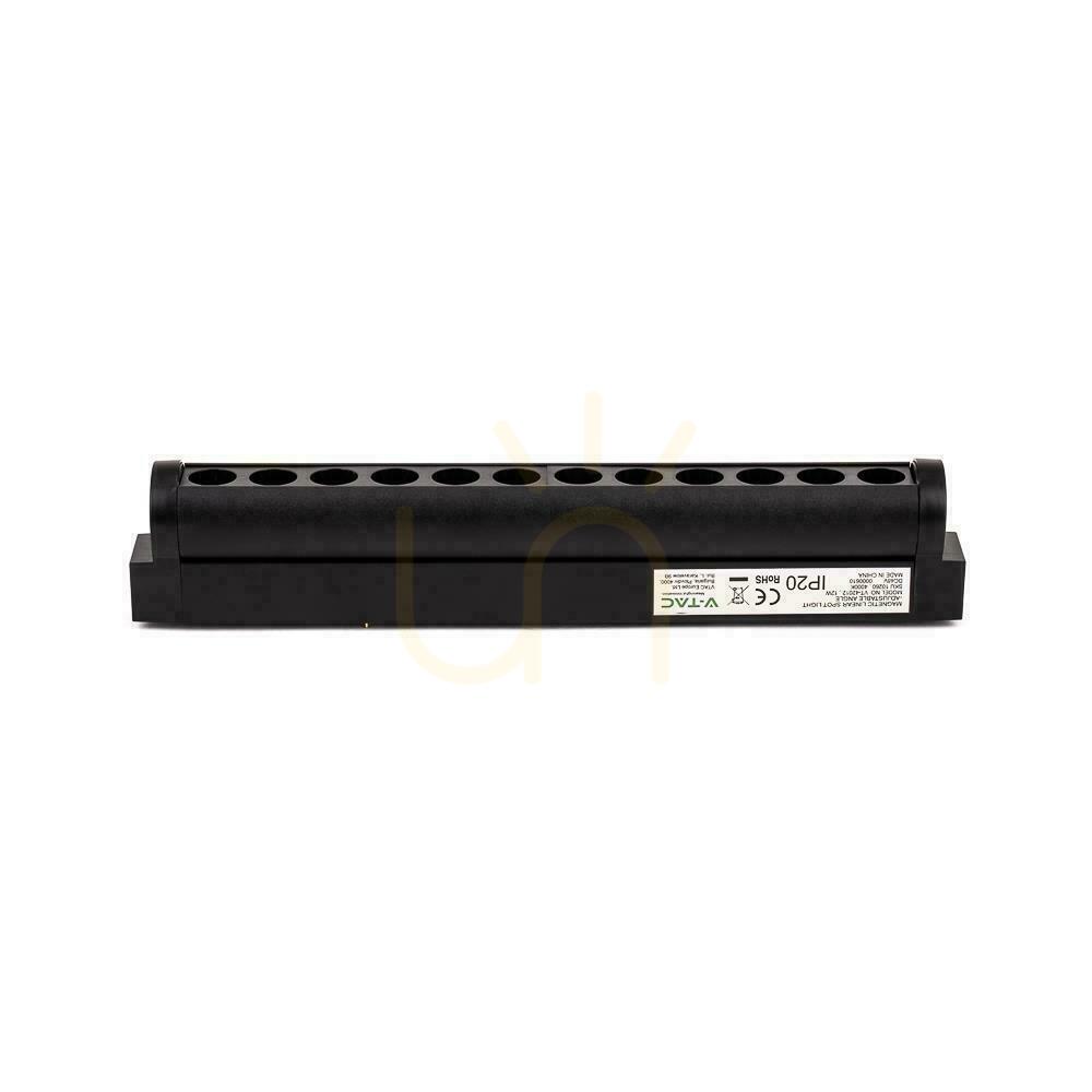 Náhľad Svietidlo Projektor Magnetic Rail System 48V V-TAC 12W LED 34st VT-42012 6400K 1300lm 3 roky záruka Svietidlo Projektor Magnetic Rail System 48V V-TAC 12W LED 34st VT-42012 6400K 1300lm 3 roky záruka
