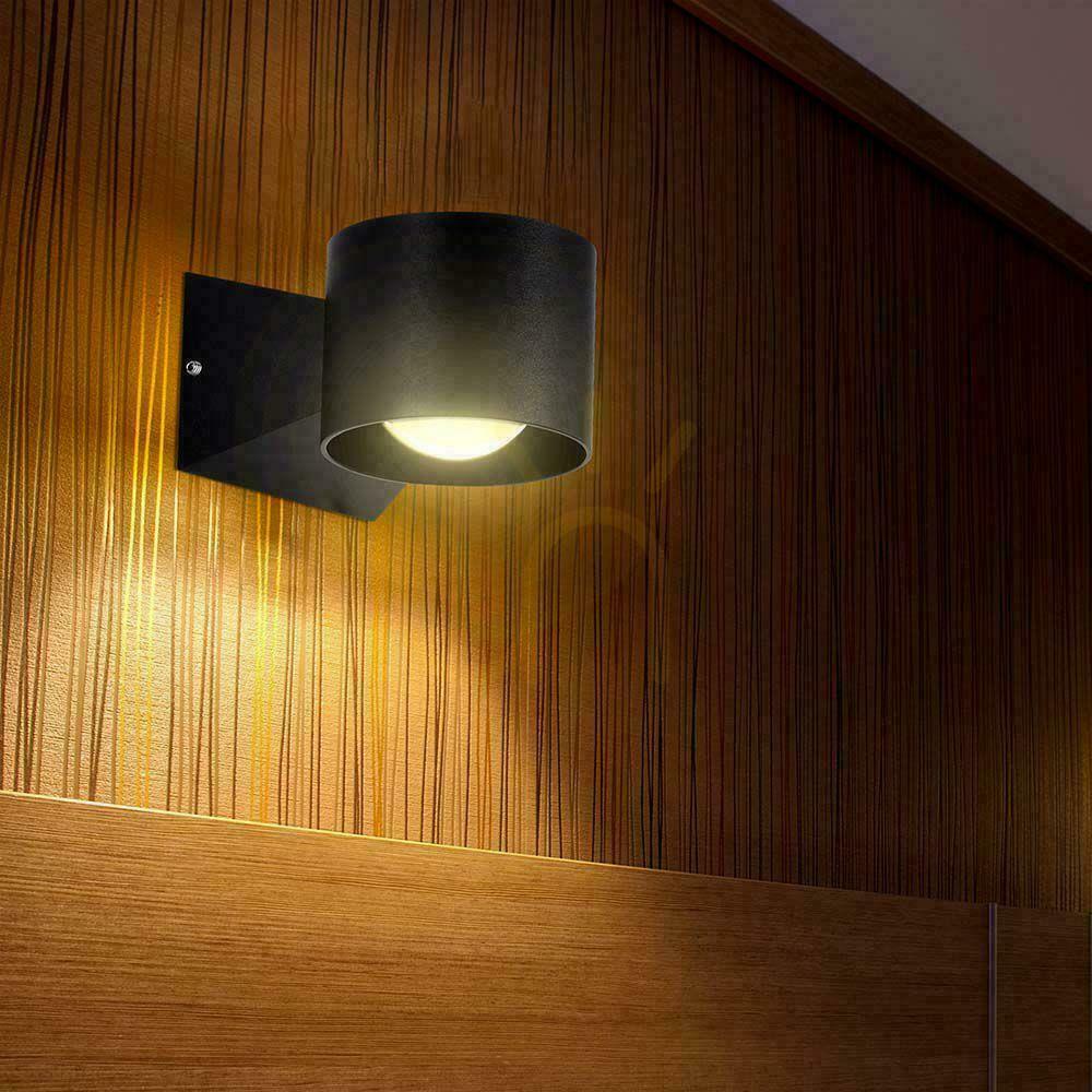 Náhľad V-TAC 5W nástenná lampa Top Down Black IP65 VT-1179 3000K 465lm V-TAC 5W nástenná lampa Top Down Black IP65 VT-1179 3000K 465lm