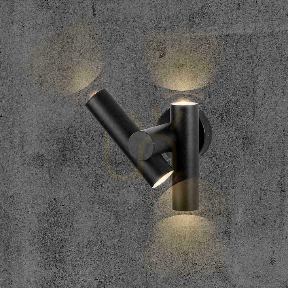 Náhľad Nástenné svietidlo V-TAC 6W LED IP44 čierne VT-1186 3000K 620lm. Nástenné svietidlo V-TAC 6W LED IP44 čierne VT-1186 3000K 620lm.