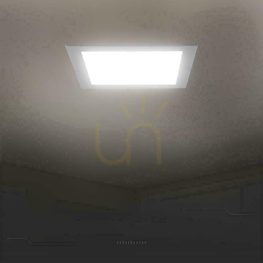 vyhliadka V-TAC zapustené panelové svietidlo LED Premium Downlight 6W Square 120x120 VT-61006 6500K 660lm. V-TAC zapustené panelové svietidlo LED Premium Downlight 6W Square 120x120 VT-61006 6500K 660lm.