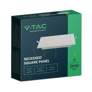 V-TAC zapustené panelové svietidlo LED Premium Downlight 24W Square 300x300 VT-61024 6500K 2640lm. small 4