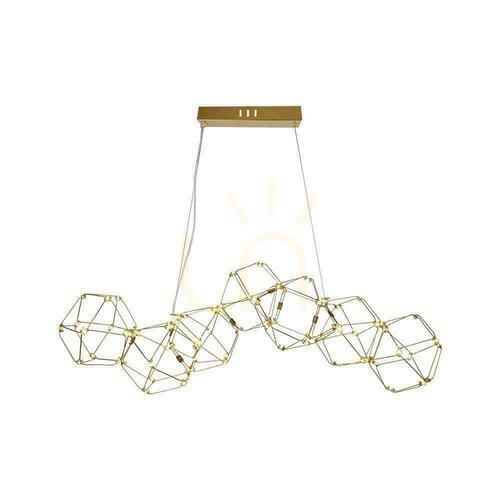 Skontrolujte V-TAC 28W LED závesné svietidlo Gold VT-7918 3000K 2700lm