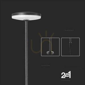V-TAC 2-funkčné LED záhradné svietidlo 12W IP65 80cm antracit VT-1160 3000K 1135lm small 5