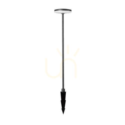Skontrolujte Antracitový záhradný LED stĺpik V-TAC VT-1160 80 cm 12 W 3000 K na montáž s pätkou alebo hrotom