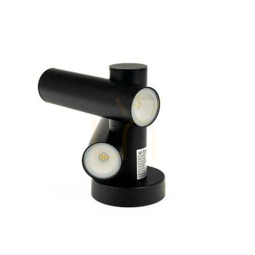 Skontrolujte Nástenné svietidlo V-TAC 6W LED IP44 čierna VT-1186 4000K 620lm.