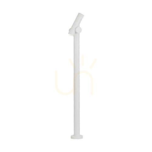 Skontrolujte Záhradný stĺpik V-TAC VT-1187, LED 4 W, 390 lm, 4000 K, dvojitá sklopná hlavica, 100 cm, IP44, biely