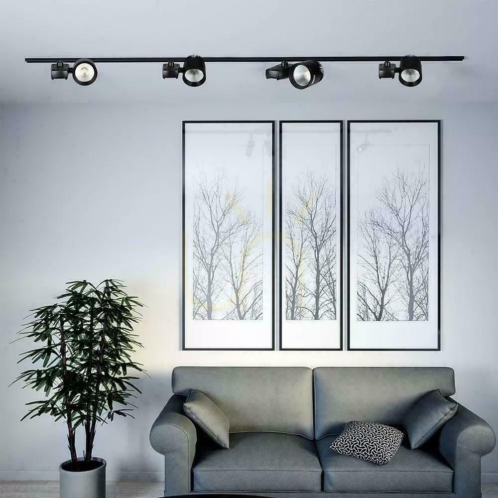 Displej LED svietidlo V-TAC Rail System 3F 40W 22st COB VT-4540T 4000K 2600lm LED svietidlo V-TAC Rail System 3F 40W 22st COB VT-4540T 4000K 2600lm
