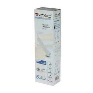 20W LED V-TAC Rail 3F SAMSUNG CHIP CRI90+ Svietidlo VT-420-W 3000K 1600lm biela 5 rokov záruka small 2