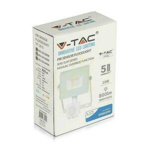 V-TAC LED projektor 10W SAMSUNG CHIP Senzor pohybu s funkciou vypnutia biely VT-10-S-W 3000K 800lm 5 rokov záruka small 3