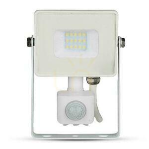 V-TAC LED projektor 10W SAMSUNG CHIP Senzor pohybu s funkciou vypnutia biely VT-10-S-W 4000K 800lm 5 rokov záruka small 0