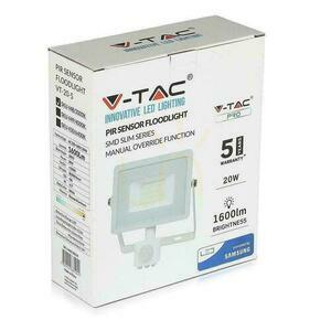 V-TAC 20W LED projektor SAMSUNG CHIP Senzor pohybu s funkciou vypnutia biely VT-20-S-B 4000K 1600lm 5 rokov záruka small 3