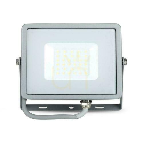 Skontrolujte LED reflektor V-TAC VT-30-G 30 W 3000 K 2400 lm sivý, SKU 454