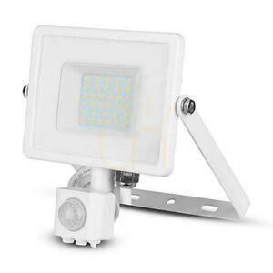 V-TAC 30W LED projektor SAMSUNG CHIP Senzor pohybu s funkciou vypnutia biely VT-30-S-W 6400K 2400lm 5 rokov záruka small 4