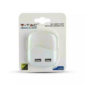 Nočné svetlo LED s USB V-TAC SAMSUNG CHIP Square VT-84-SQ 4000K 10lm. 3 Nočné svetlo LED s USB V-TAC SAMSUNG CHIP Square VT-84-SQ 4000K 10lm. small 3