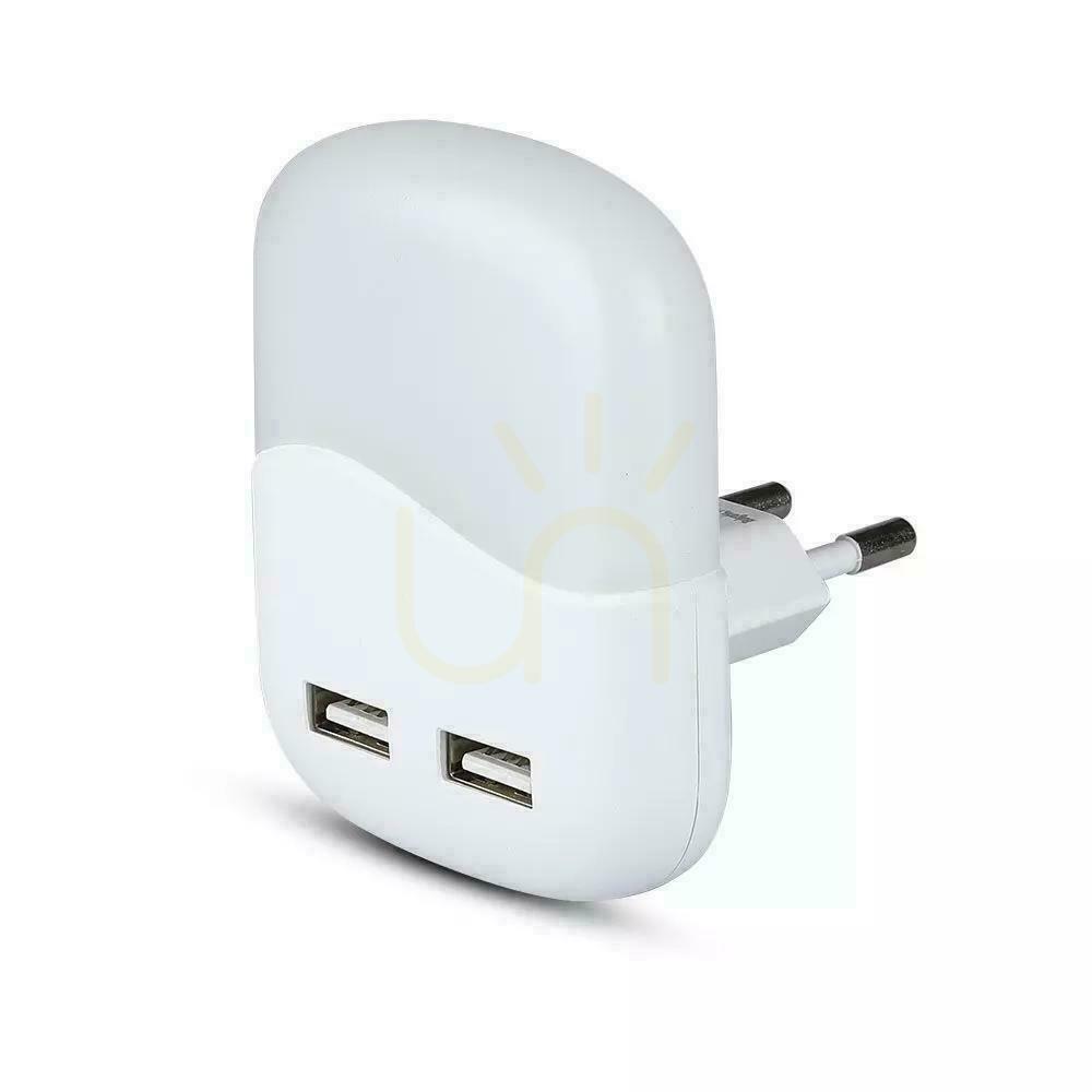 Skontrolujte Nočné svetlo LED s USB V-TAC SAMSUNG CHIP Square VT-84-SQ 4000K 10lm. Nočné svetlo LED s USB V-TAC SAMSUNG CHIP Square VT-84-SQ 4000K 10lm.