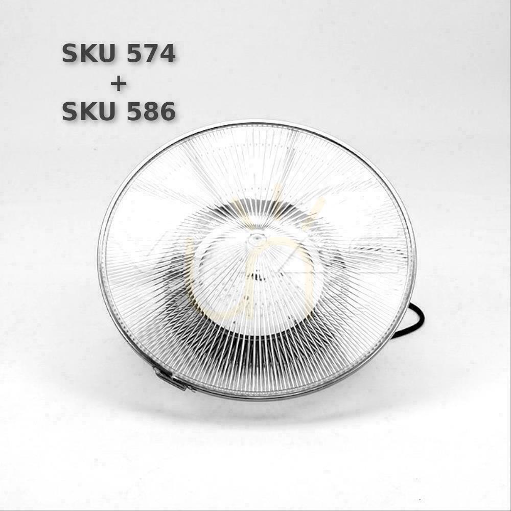 Skontrolujte Kryt PC tienidla pre svietidlá High Bay (pre reflektor SKU 574) 120ST V-TAC odolný voči prachu Kryt PC tienidla pre svietidlá High Bay (pre reflektor SKU 574) 120ST V-TAC odolný voči prachu