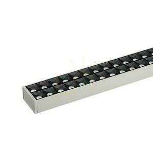 V-TAC LED lineárne SAMSUNG CHIP 60W stmievateľné závesné svietidlo UGR6 šedá VT-7-61-S 4000K 6600lm 5 rokov záruka small 1