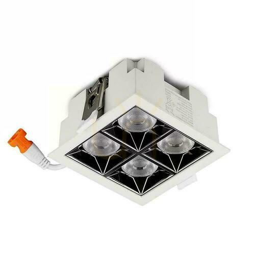 Skontrolujte V-TAC Downlight SAMSUNG CHIP 16W UGR19 CRI90+ 12st VT-2-16 2700K 1280lm 5 rokov záruka svietidlo