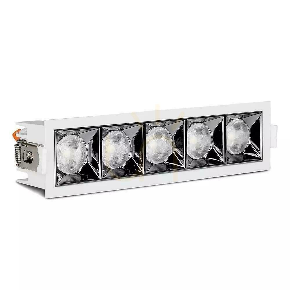 Náhľad V-TAC Downlight SAMSUNG CHIP 20W UGR19 CRI90+ 12st VT-2-21 2700K 1600lm 5 rokov záruka svietidlo V-TAC Downlight SAMSUNG CHIP 20W UGR19 CRI90+ 12st VT-2-21 2700K 1600lm 5 rokov záruka svietidlo
